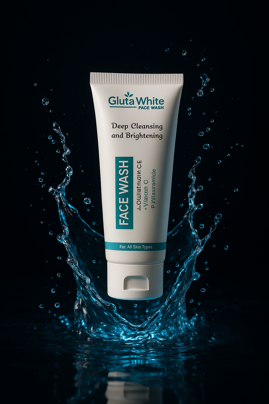 Gluta White Face Wash Vitamin-C & Glycolic Acid