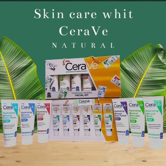 6in1 Cera-Ve Hydrating Mineral Facial Kit